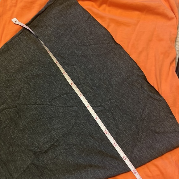 Dark gray flare raw edge stretchy pants, cut to fit, new - Picture 10 of 10